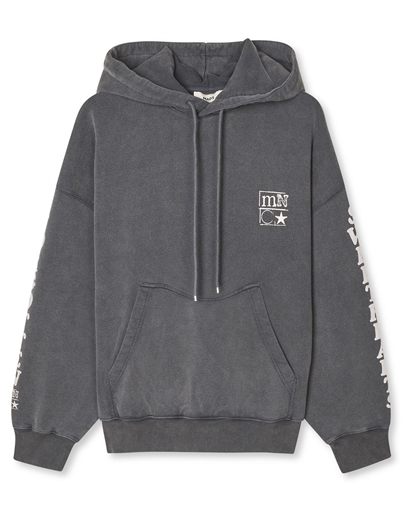 Mads Nørgaard - Compact Cotton Altas Hoddie - Washed Black
